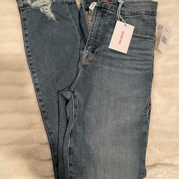 Good American Good Waist Released Hem Jeans - Picture 9 of 15